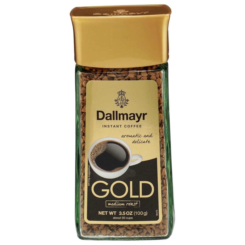 Dallmayr Gold Medium Roast Instant Coffee, 3.5 Ounce -- 6 per case