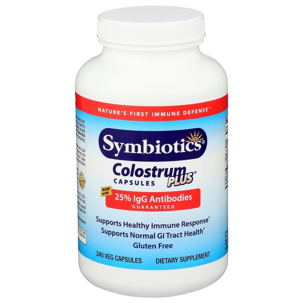 Symbiotics Colostrum Plus Capsules, 240 count