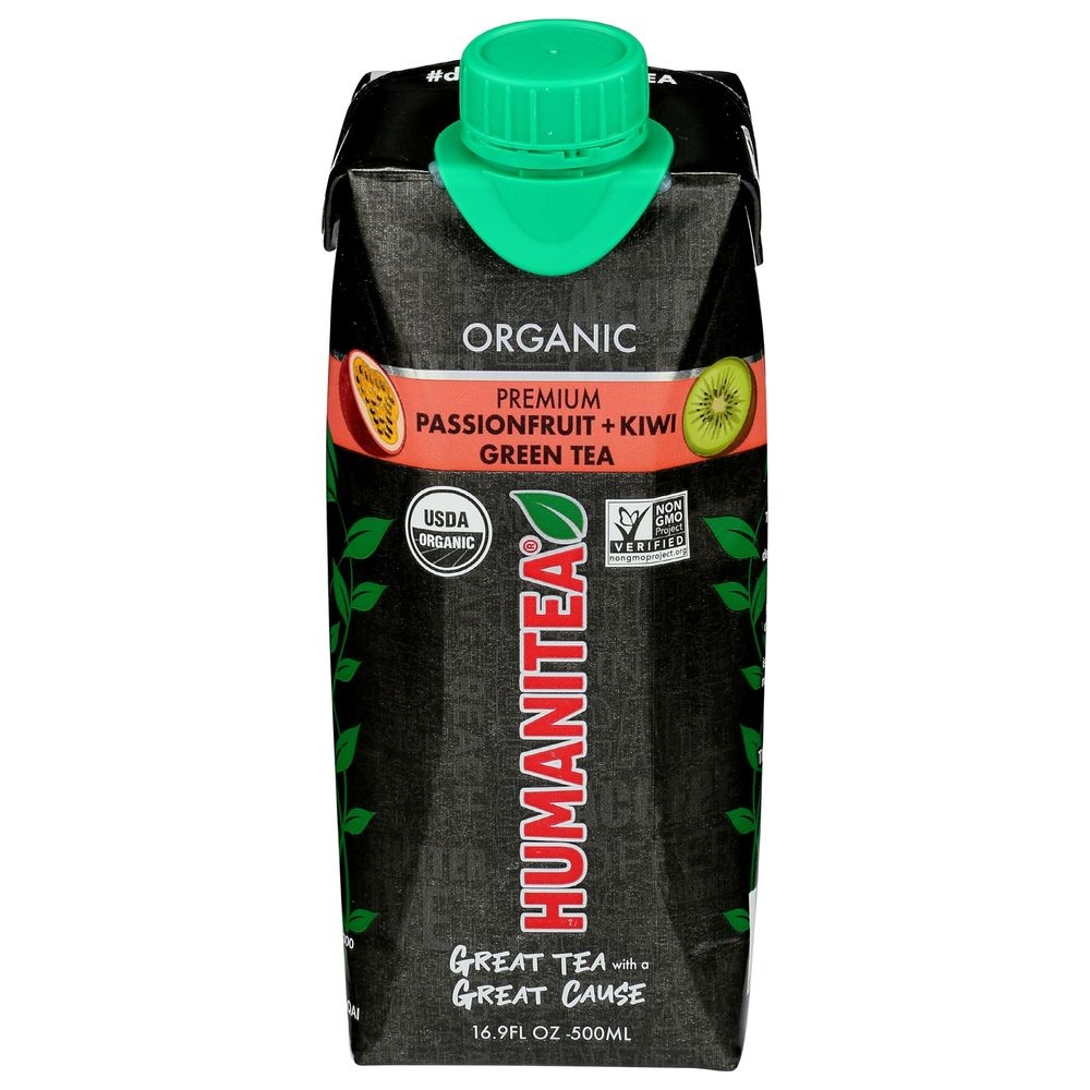 Humanitea Passionfruit Plus Kiwi Green Tea, 16.9 Ounce -- 12 per case