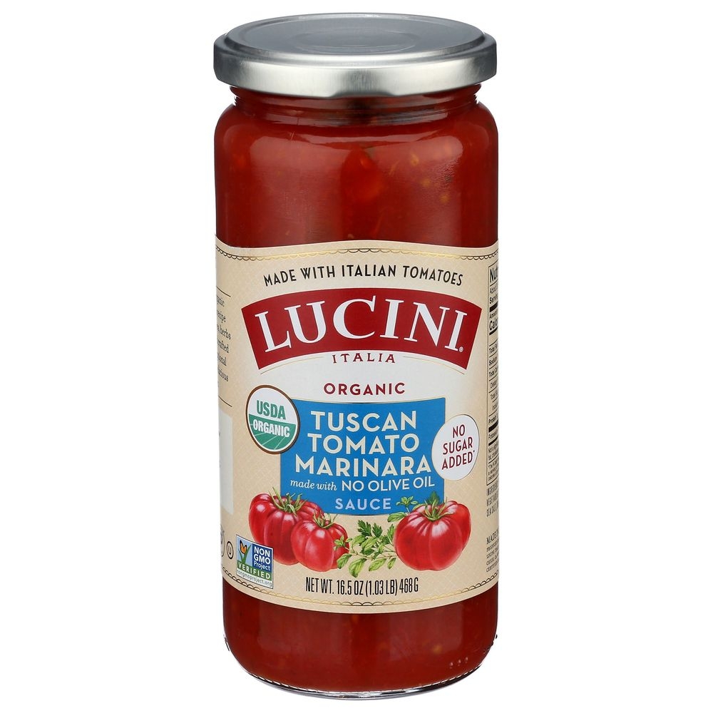 Lucini Italia Organic Tuscan Tomato Marinara Sauce, 16.5 Fluid Ounce -- 6 per case