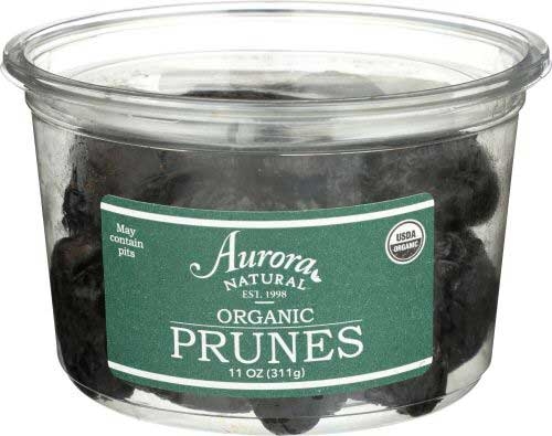 Aurora Natural Organic Prunes, 11 Ounce -- 12 per case