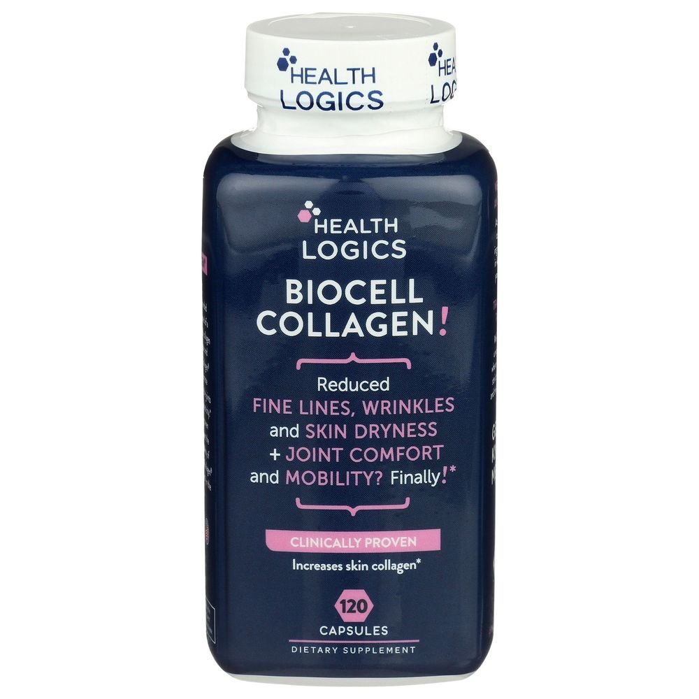 Health Logics BioCell Collagen Capsules, 120 count -- 3 per case