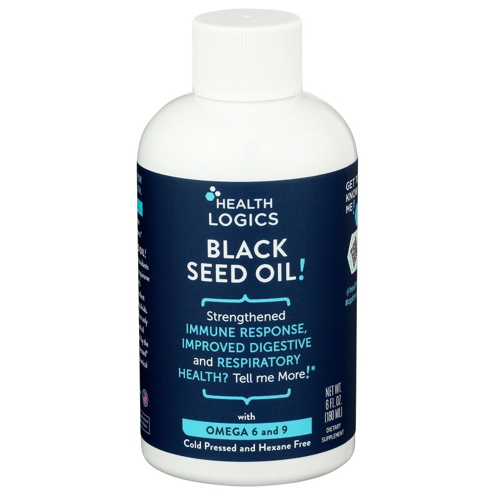 Health Logics Black Seed Oil, 180 Milliliter -- 3 per case