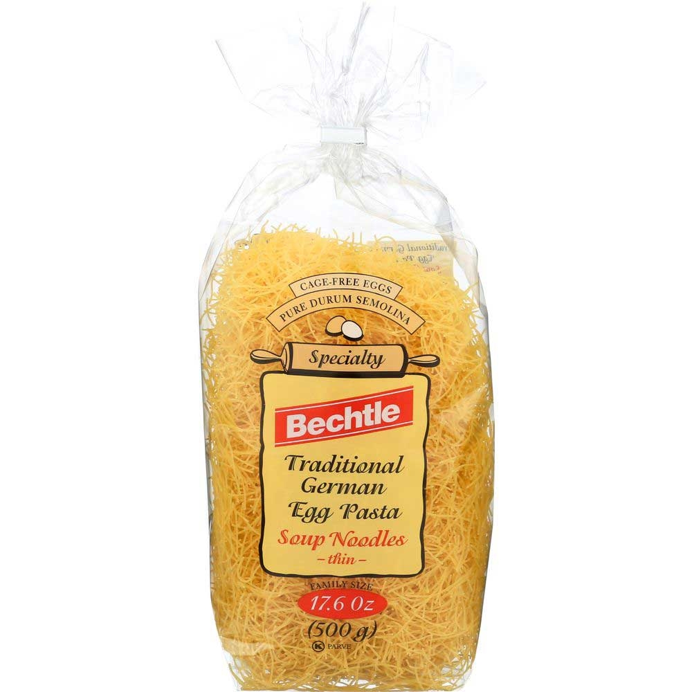 Bechtle Thin Soup Egg Noodles, 17.6 Ounce -- 12 per case.