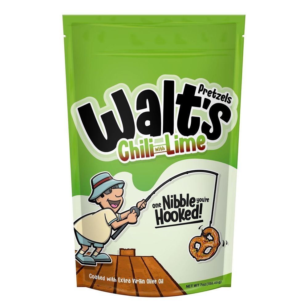 Walts Pretzels Chili Lime Pretzels, 7 Ounce -- 12 per case