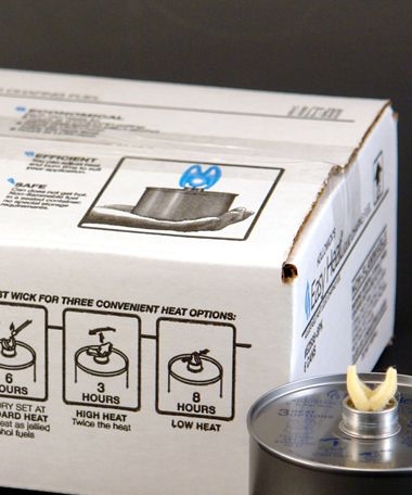 Hollowicks Easy Heat Liquid Chafing Fuel, 2 3/8 inch Height -- 6 per case.