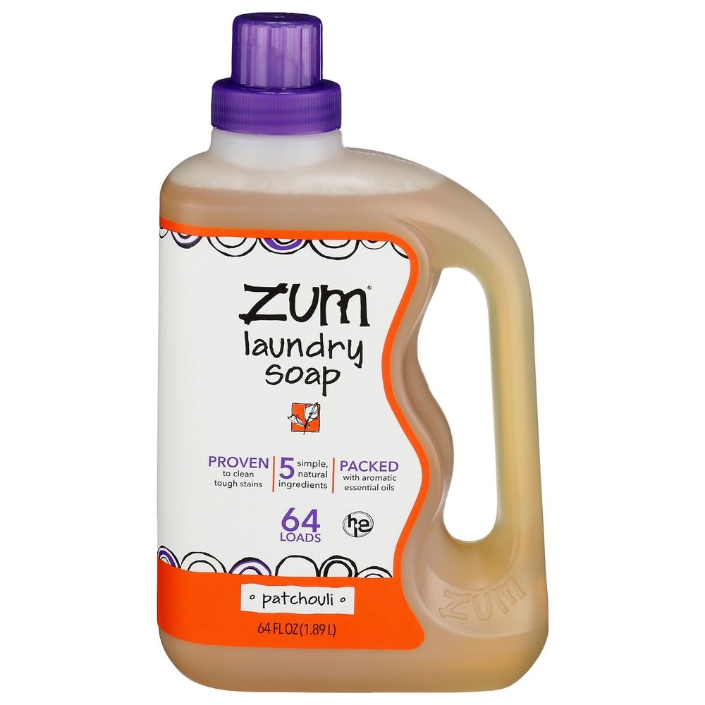 Zum Patchouli Laundry Soap, 64 Fluid Ounce -- 6 per case