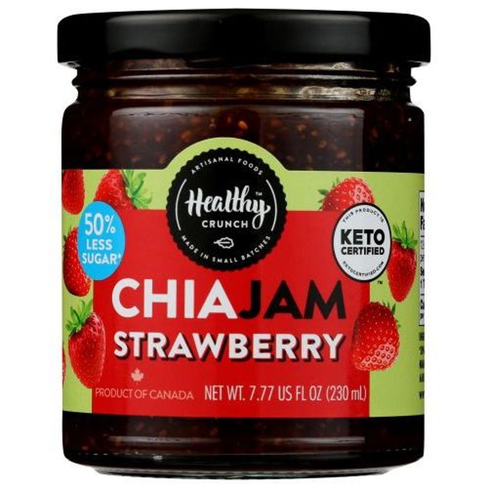 Healthy Crunch Strawberry Chia Jam, 7.77 Ounce -- 6 per case