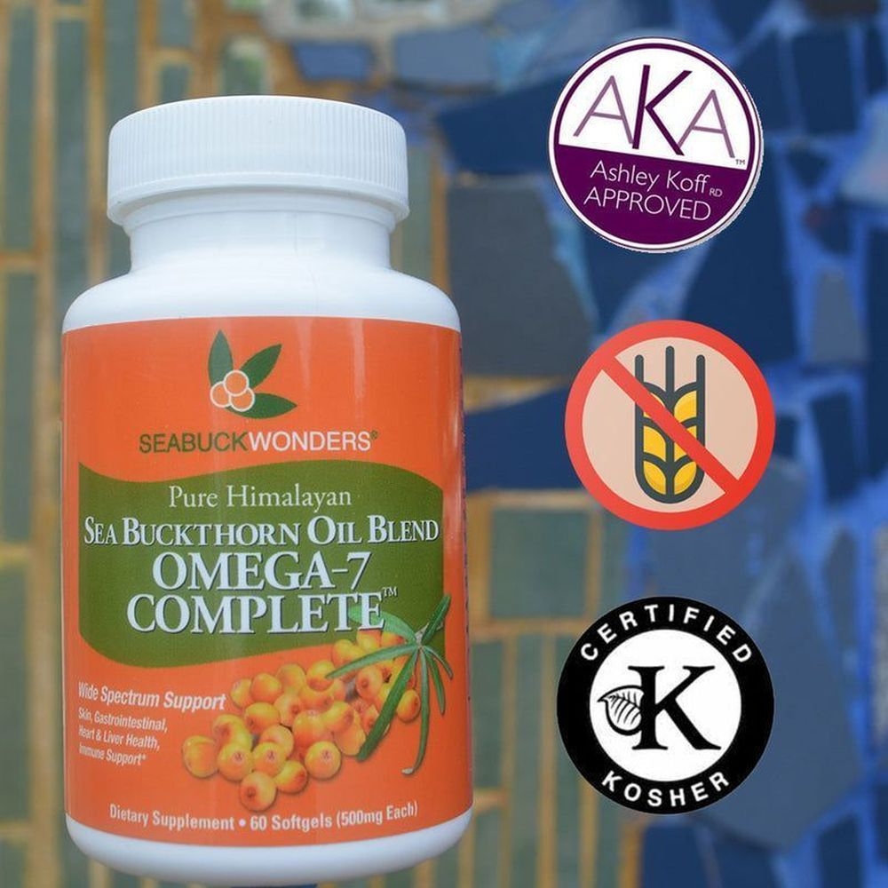 Seabuckwonders Omega 7 Complete Wide Spectrum Support Softgel, 60 count