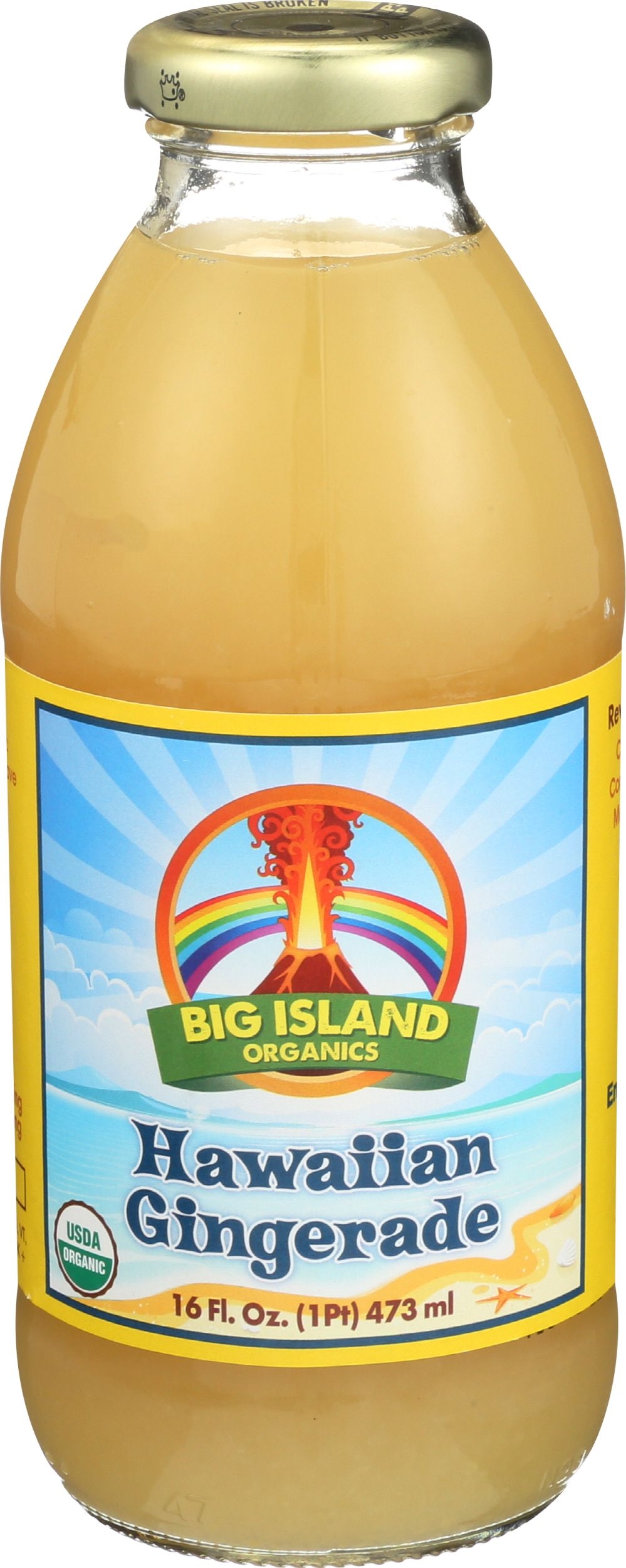 Big Island Organics Hawaiian Gingerade Juice, 16 Ounce -- 12 per case