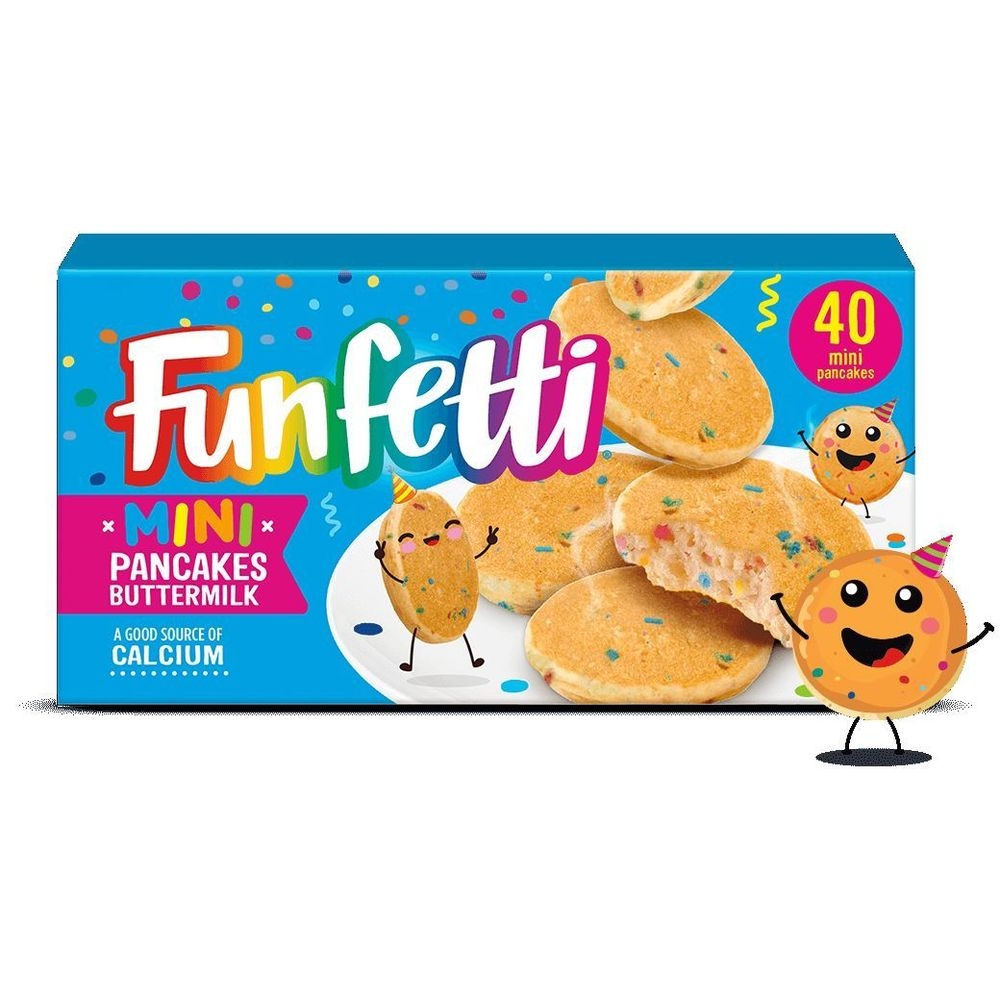 Funfetti Mini Buttermilk Pancakes, 14.1 Ounce -- 8 per case