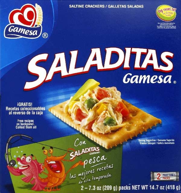 Gamesa Saltine Crackers, 14.6 Ounce -- 12 per case