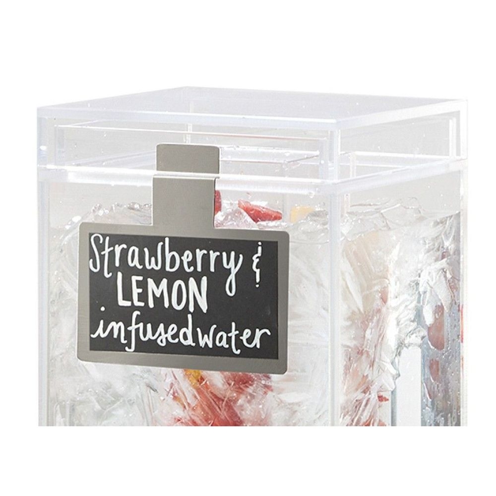 Cal-Mil Chalkboard Write On Beverage Sign, 3 x 5 inch -- 3 per case