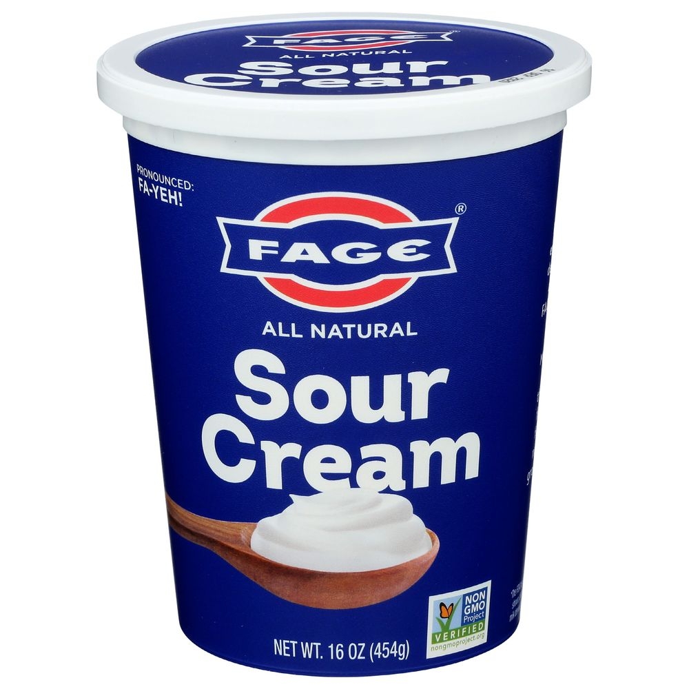 Fage Total Greek Sour Cream, 16 Ounce -- 12 per case