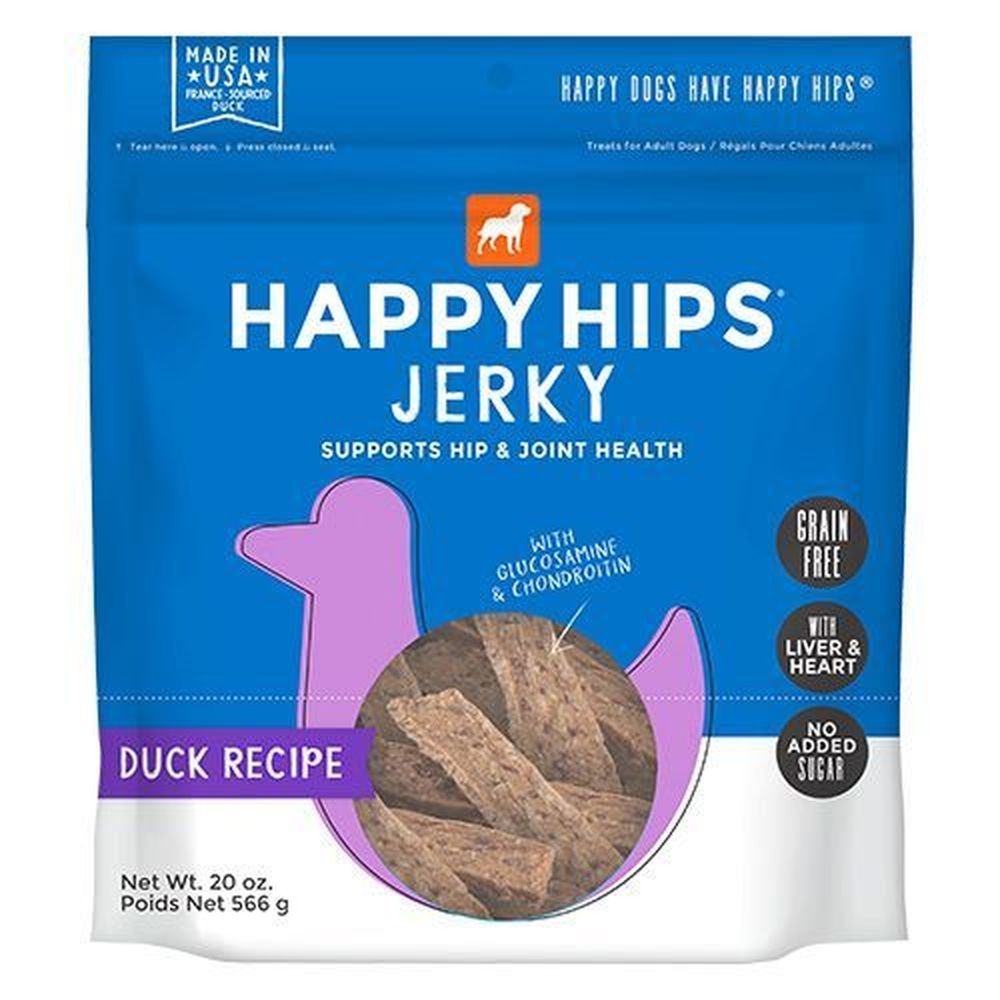 Happy Hips Duck Jerky for Dogs, 10 Ounce -- 6 per case