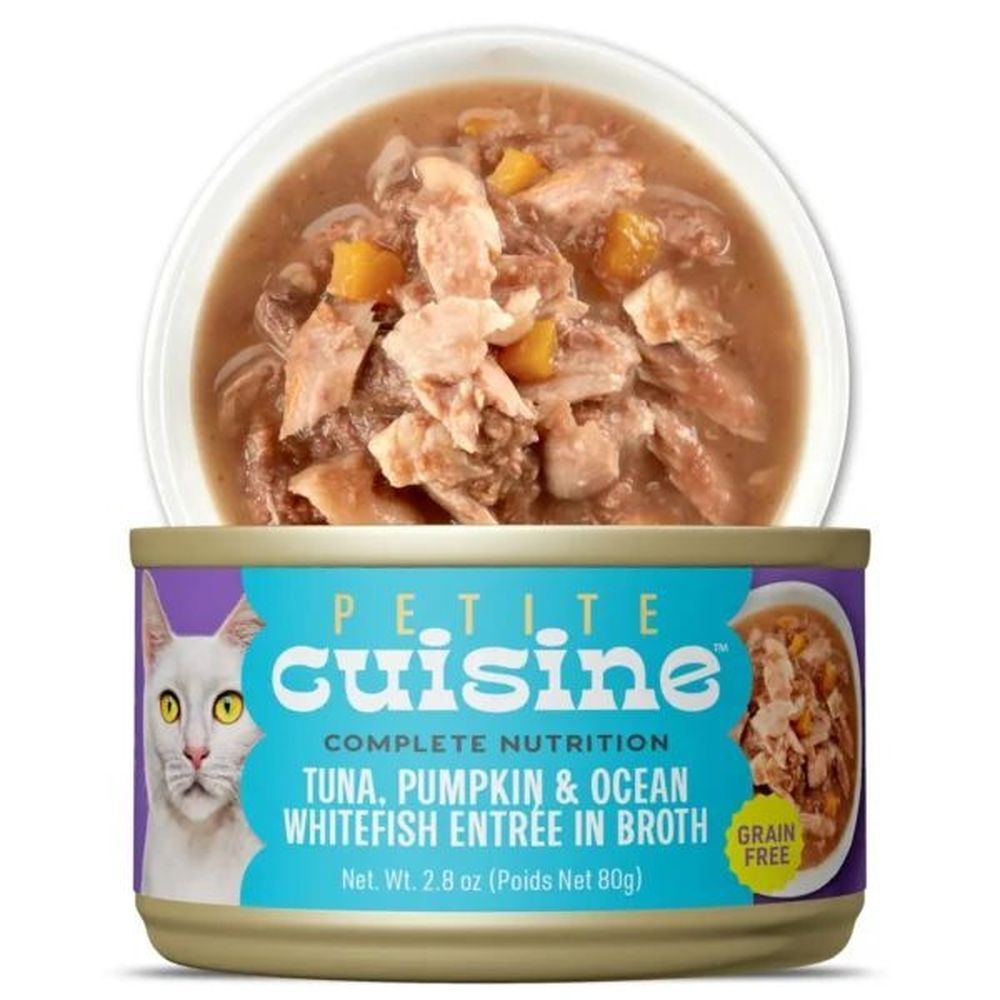 Petite Cuisine Tuna Pumpkin and Ocean Whitefish Entree in Broth, 2.8 Ounce -- 24 per case