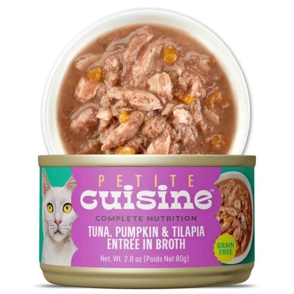 Petite Cuisine Tuna Pumpkin and Tilapia Entree in Broth, 2.8 Ounce -- 24 per case