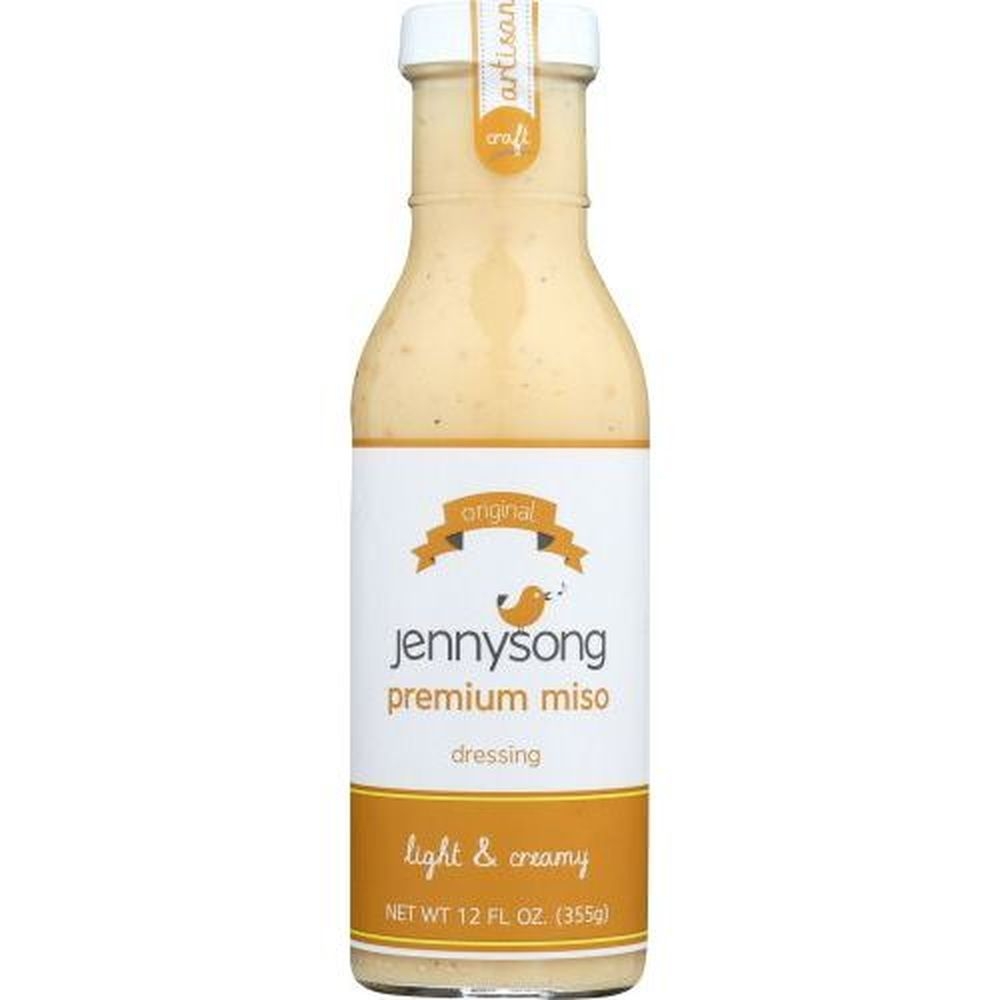 Jennysong Organic Miso Dressing, 12 Fluid Ounce -- 6 per case