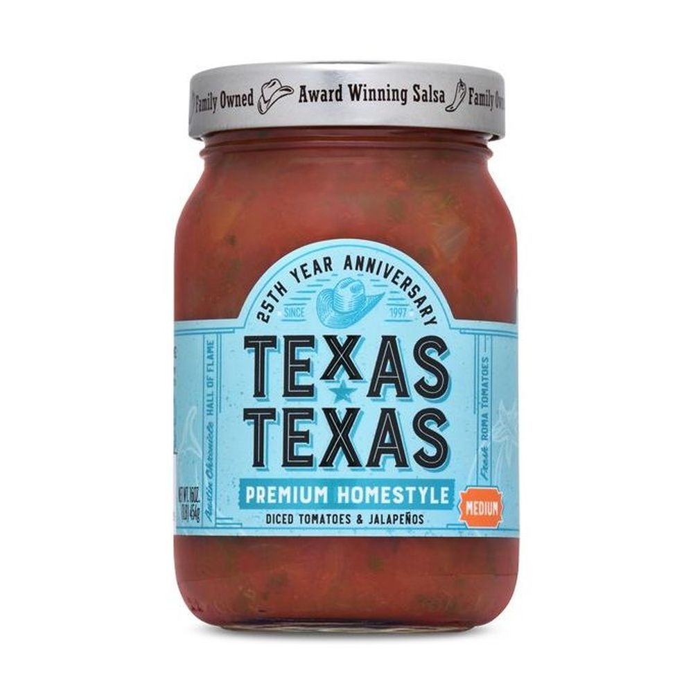 Texas Texas Homestyle Medium Salsa, 16 Ounce -- 6 per case