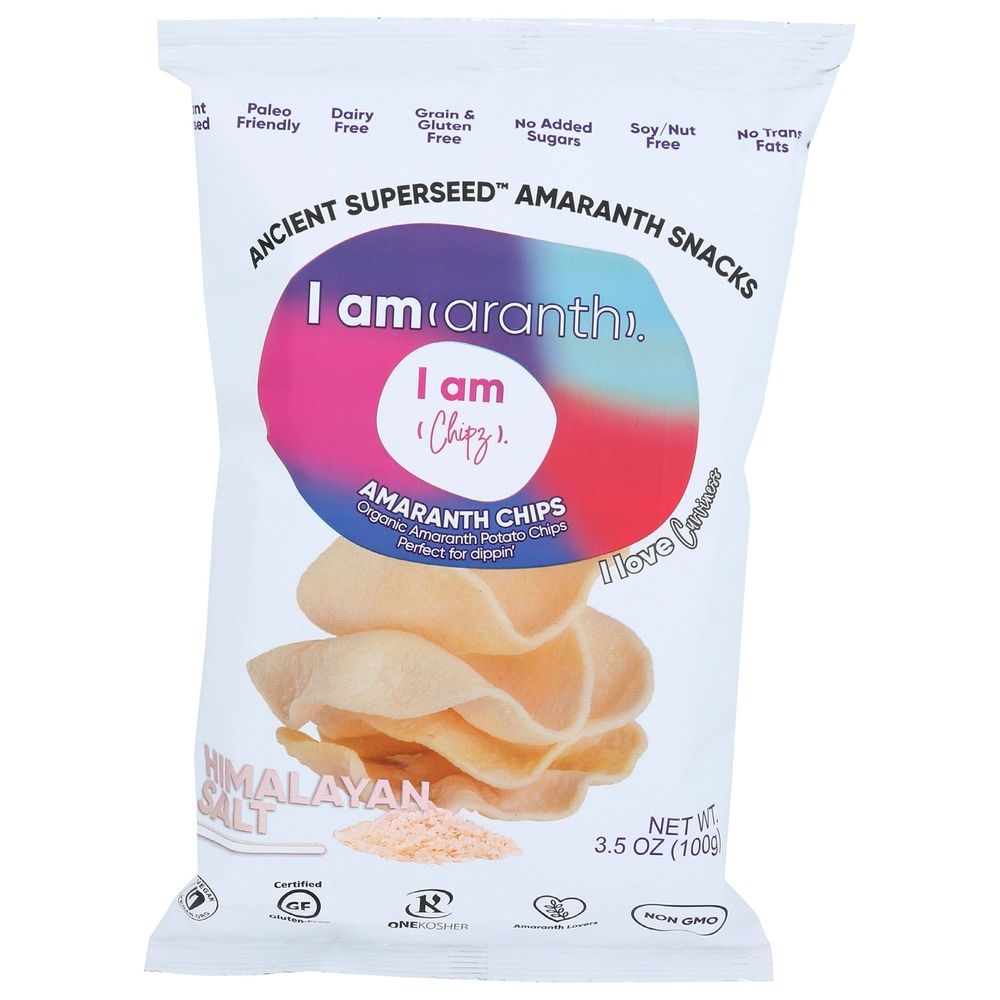 I Amaranth Himalayan Salt Chips, 3.5 Ounce -- 12 per case