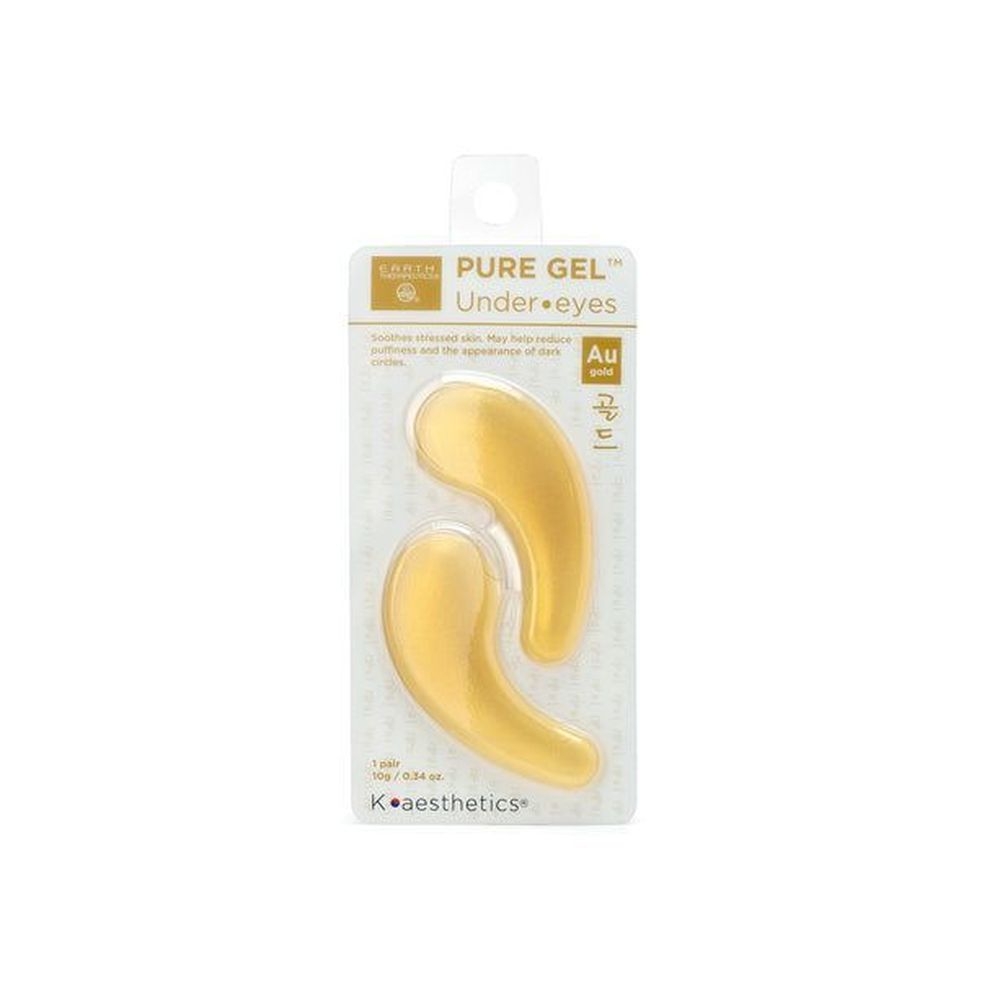 Earth Therapeutics Gold Under Eyes Pure Gel, 1 Pair