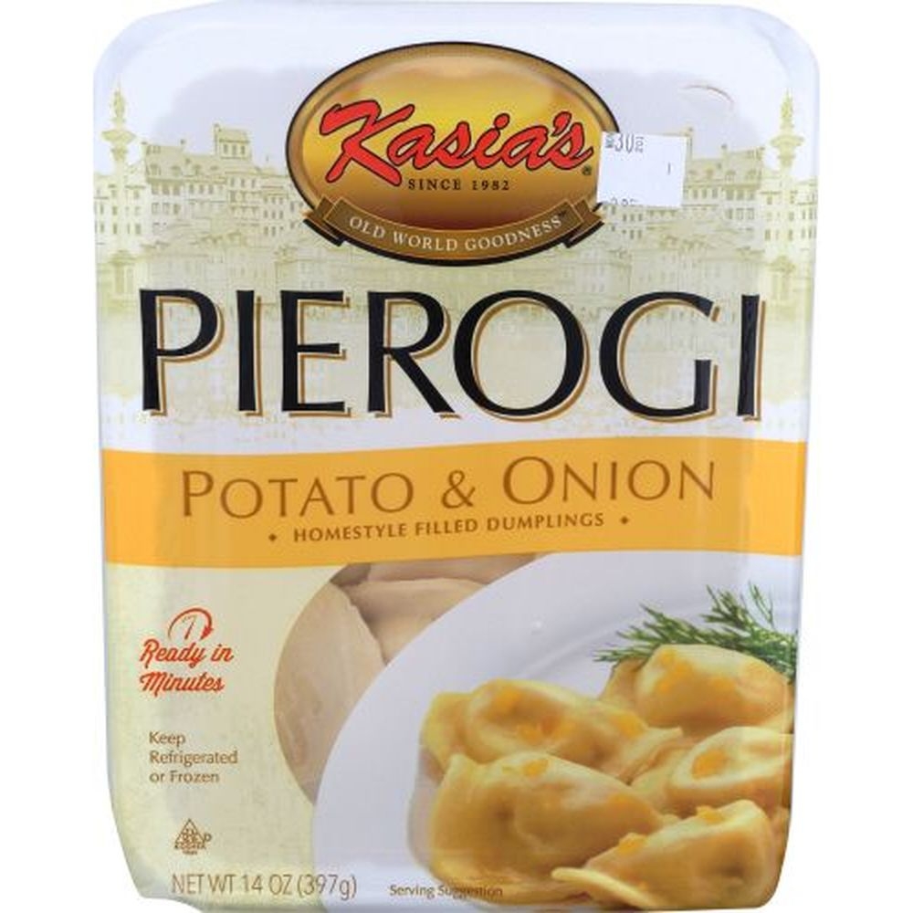 Kasias Potato and Onion Pierogi, 14 Ounce -- 6 per case