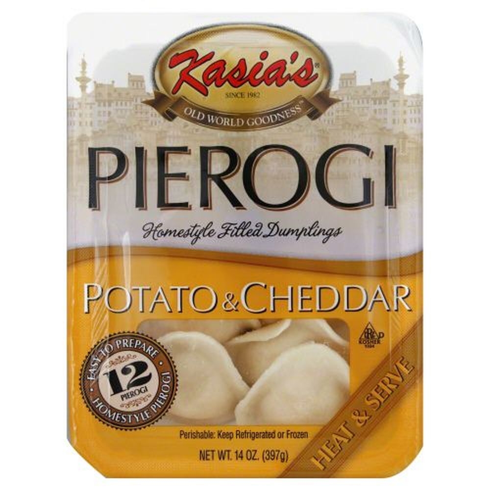 Kasias Potato and Cheddar Pierogi, 14 Ounce -- 6 per case