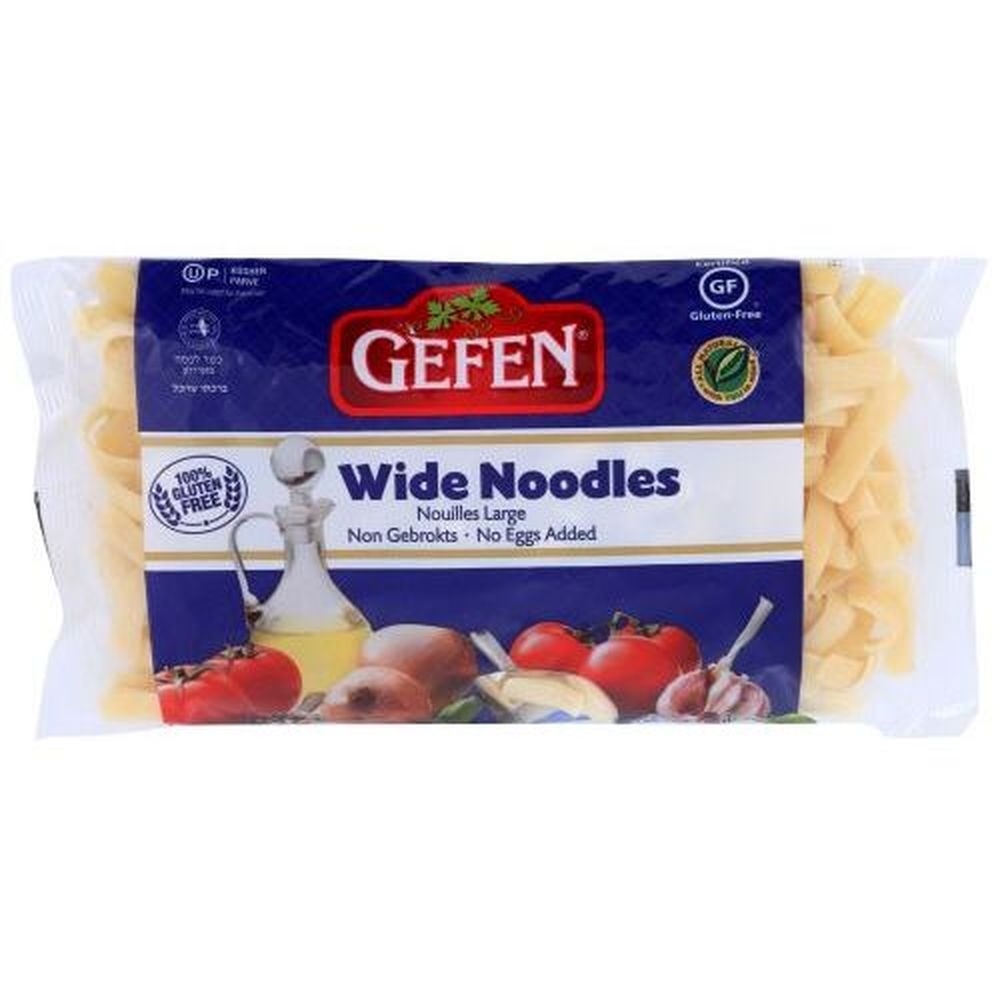 Gefen No Egg Added Wide Noodles, 9 Ounce -- 12 per case