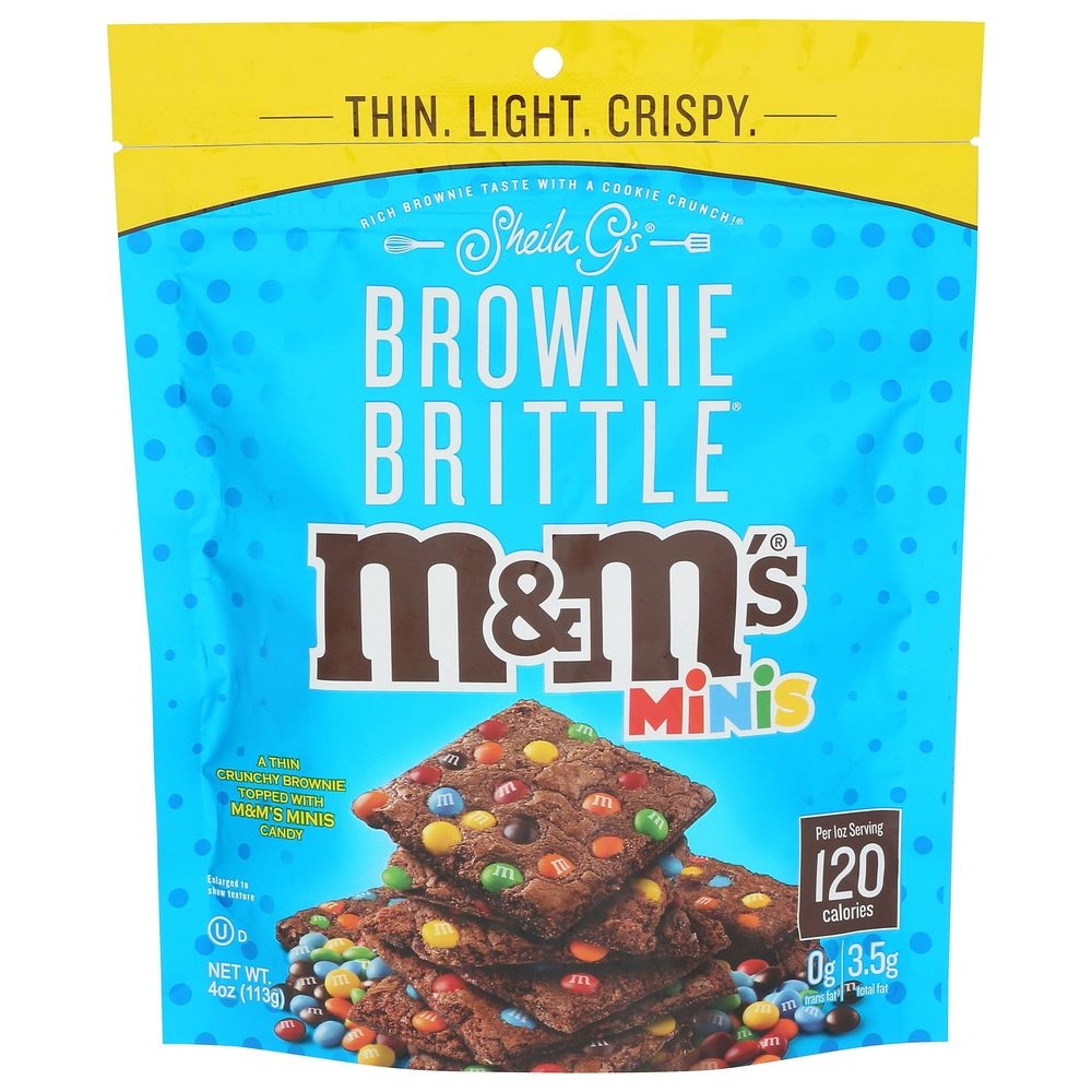 Sheila Gs M and Ms Minis Brownie Brittle, 4 Ounce -- 6 per case