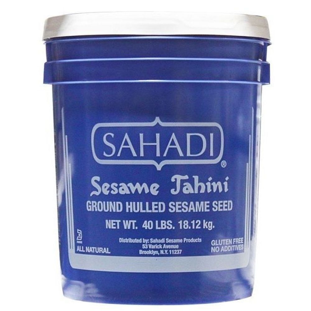 Sahadi Ground Sesame Tahini, 40 Pound Pail