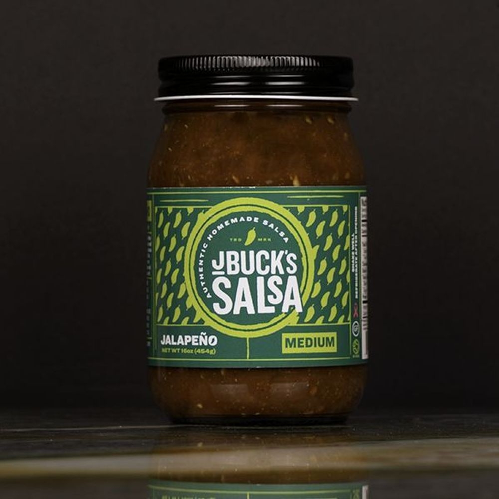 J Bucks Medium Jalapeno Salsa, 16 Fluid Ounce -- 12 per case