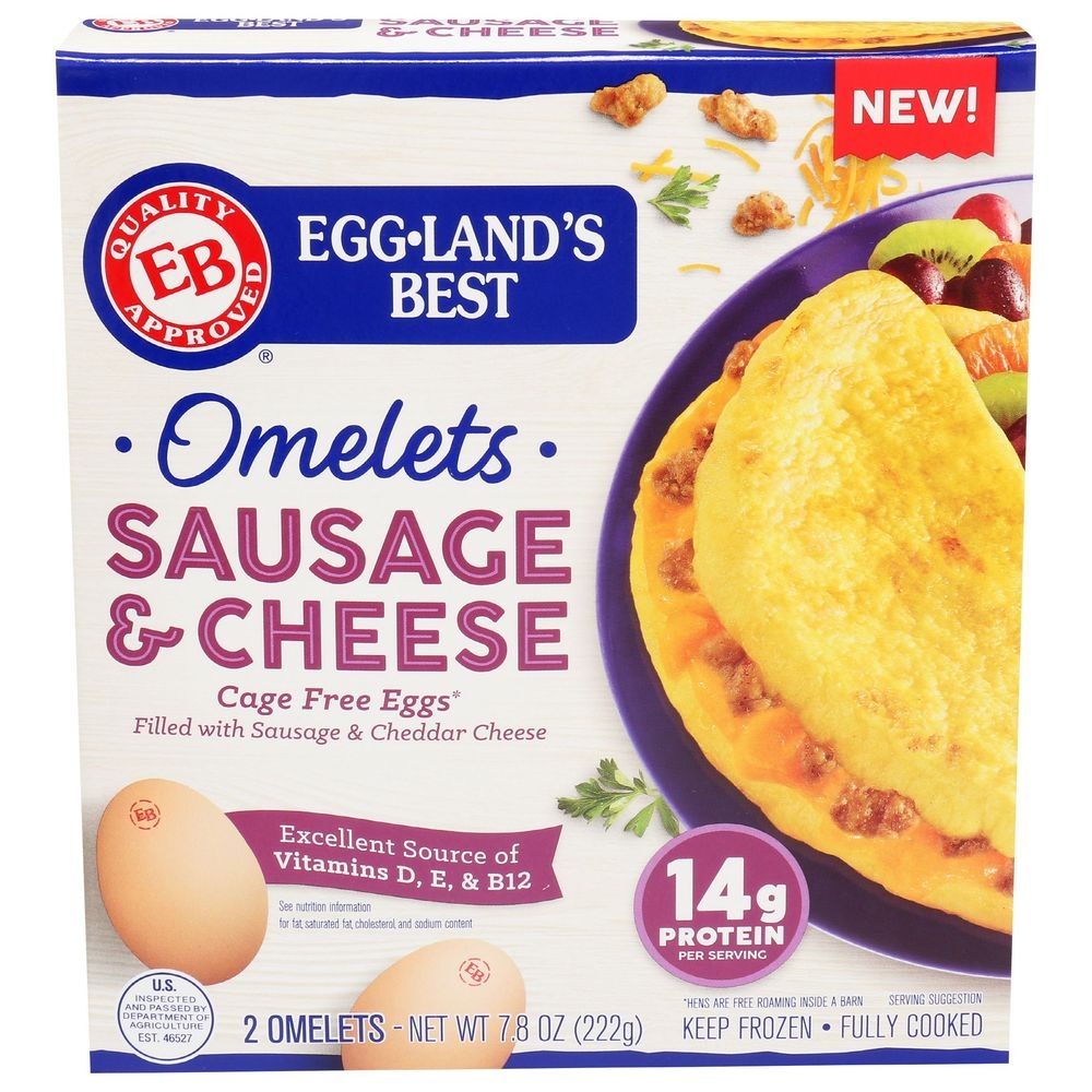 Egg Lands Best Sausage and Cheese Omelet, 7.8 Ounce -- 8 per case