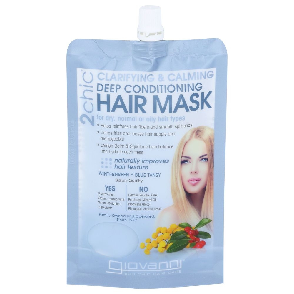 Giovanni 2chic Clarifying and Calming Deep Conditioning Hair Mask, 1.75 Fluid Ounce -- 12 per case