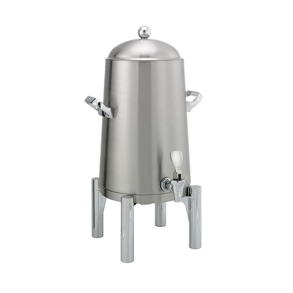 Service Ideas Flame Free Thermo Urn Round Brushed Stainless Vacuum Insulated Urn, 3 Gallon Capacity