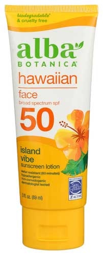 Alba Botanica Island Vibe Sunscreen Lotion, 3 Ounce -- 1 each.