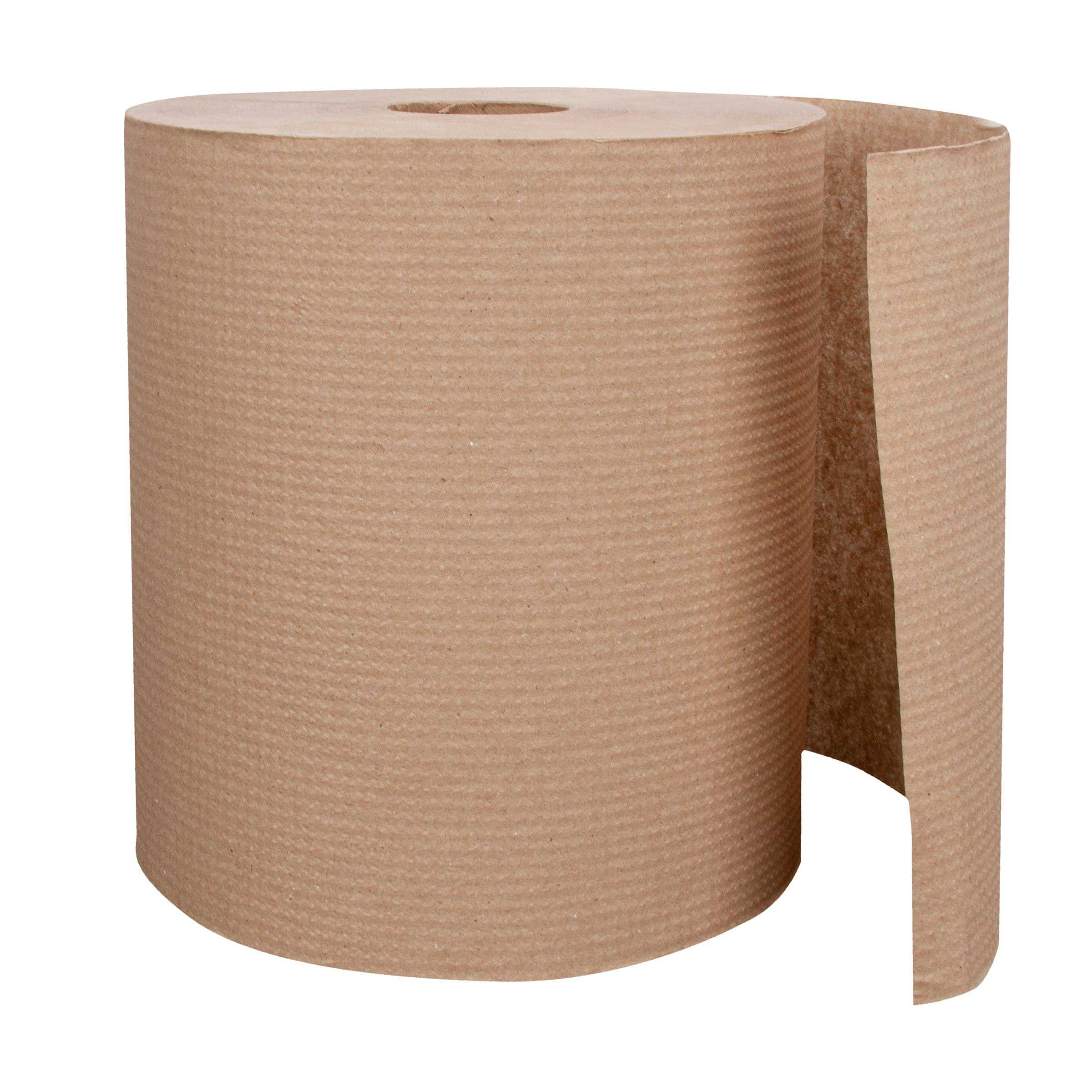 Cascades Right Choice Kraft 1 Ply Hardwound Paper Towel Roll, 7.875 inch x 700 Feet -- 6 per case