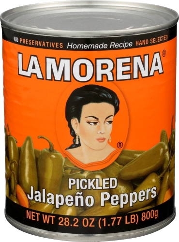 La Morena Whole Jalapeno Pepper, 27 Ounce -- 6 per case