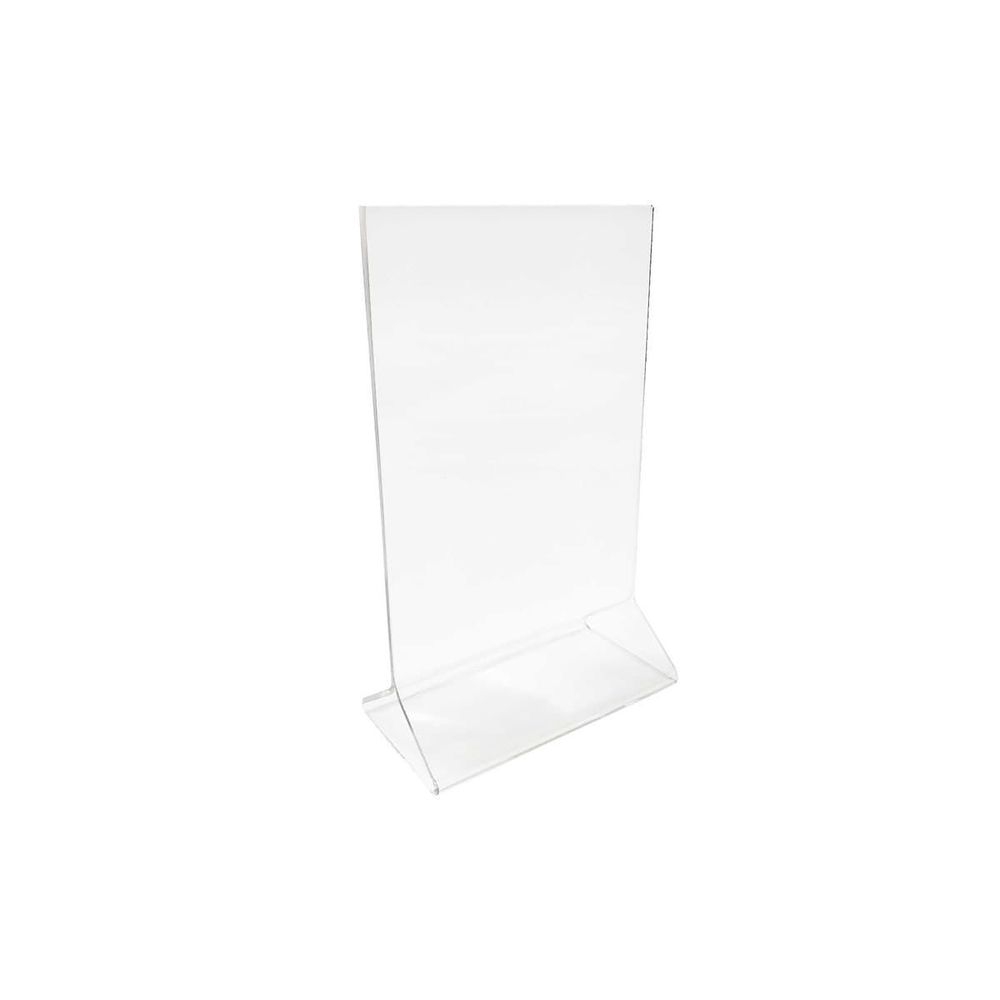 Tablecraft Acrylic Two-Sided Table Tent, 4 x 6 inch -- 24 per case