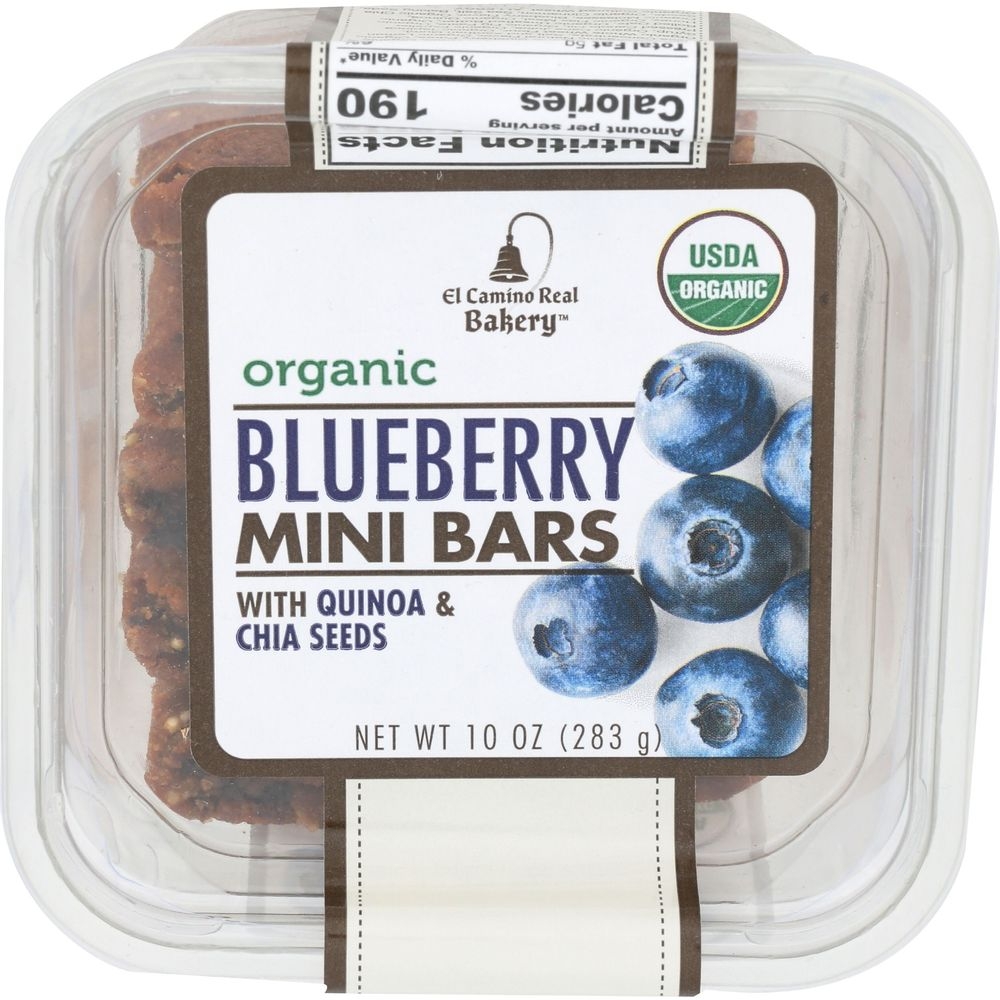 Best Express Foods Organic Mini Blueberry Bar, 10 Ounce -- 30 per case