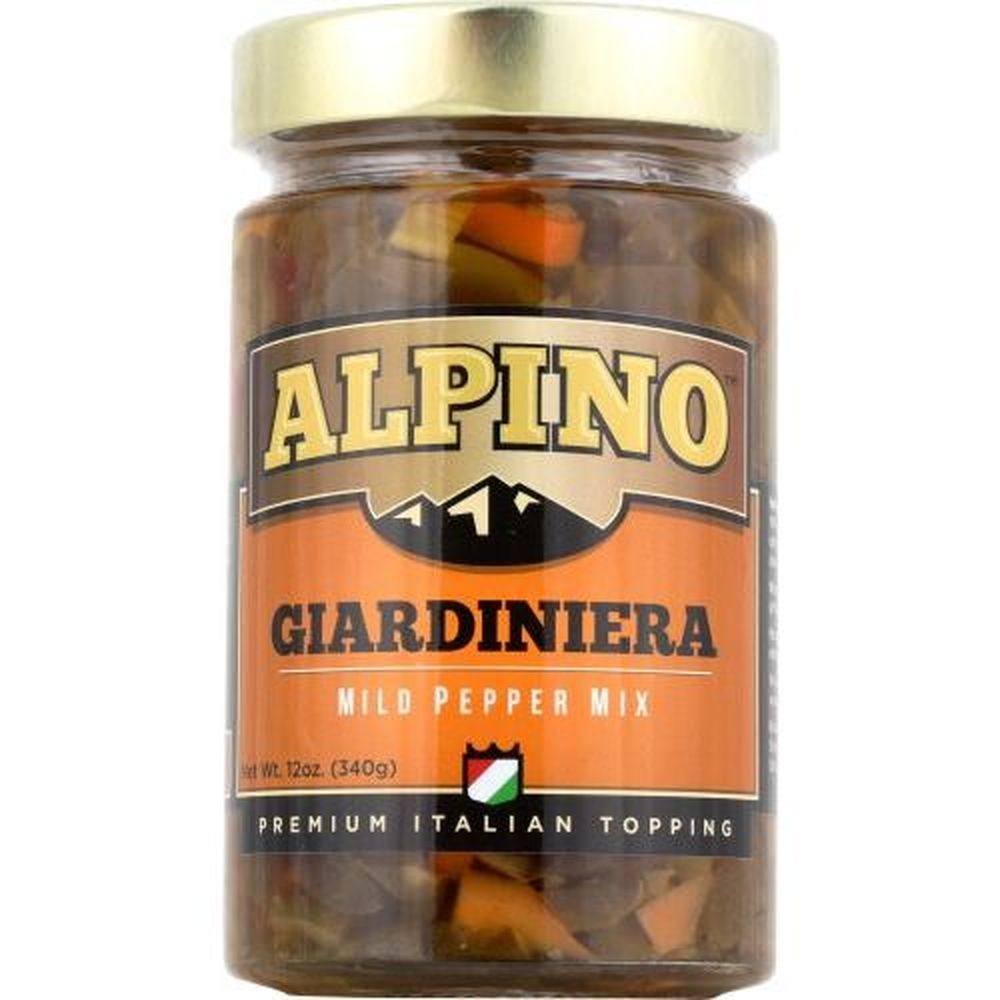 Alpino Giardiniera Mild Pepper Mix, 12 Ounce -- 6 per case