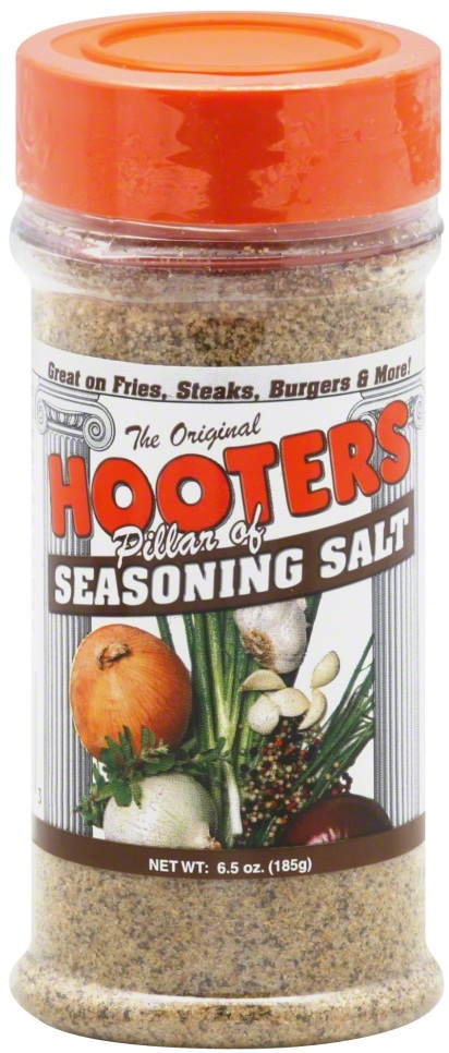 Hooters Pillar Seasoning Salt, 6.5 Ounce -- 6 per case