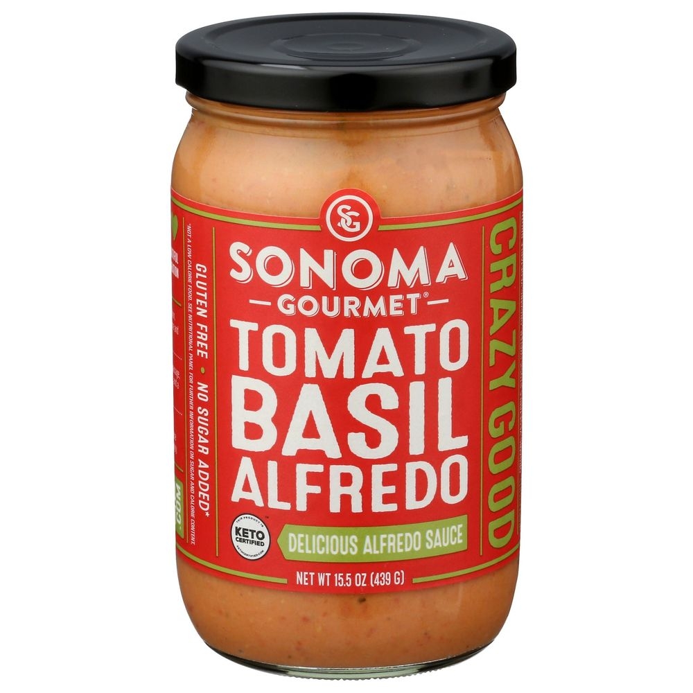 Sonoma Gourmet Tomato Basil Alfredo Sauce, 15.5 Ounce -- 6 per case