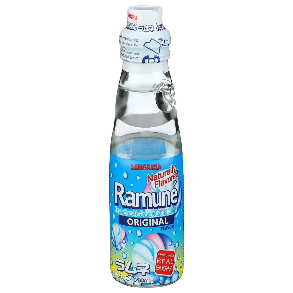 Sangaria Ramune Original Flavor Soda, 6.76 Fluid Ounce -- 18 per case