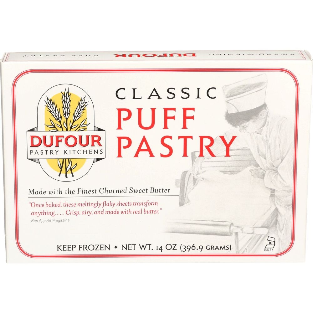Dufour Pastry Kitchens Classic Puff Pastry Dough, 14 Ounce -- 10 per case