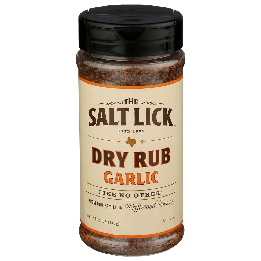 The Salt Lick Garlic Dry Rub, 12 Ounce -- 6 per case