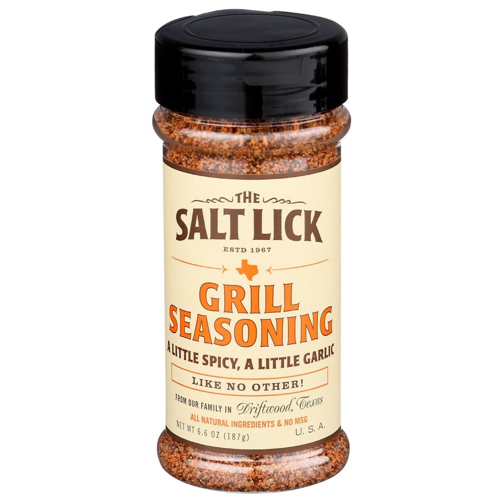 The Salt Lick Grill Seasoning, 6.6 Ounce -- 6 per case