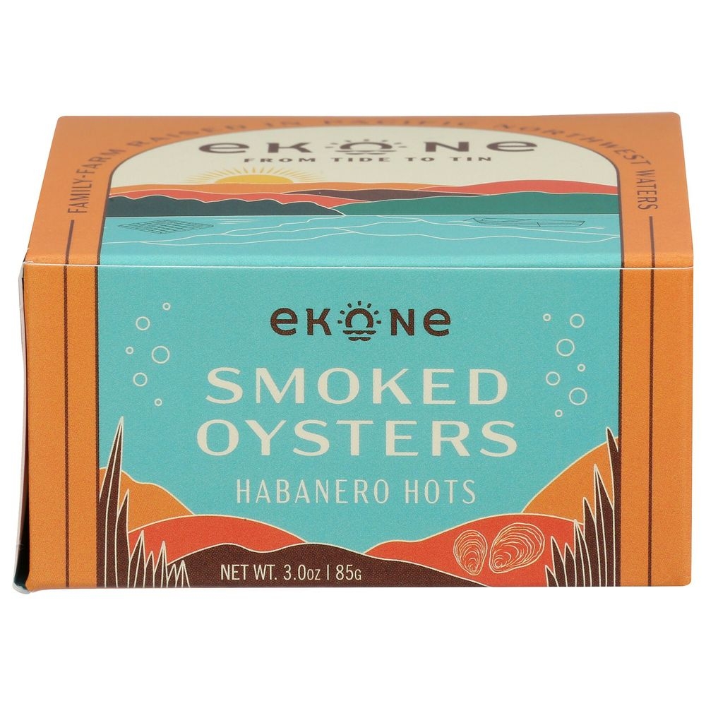 Ekone Smoked Oyster Habanero Hot Sauce, 3 Ounce -- 6 per case