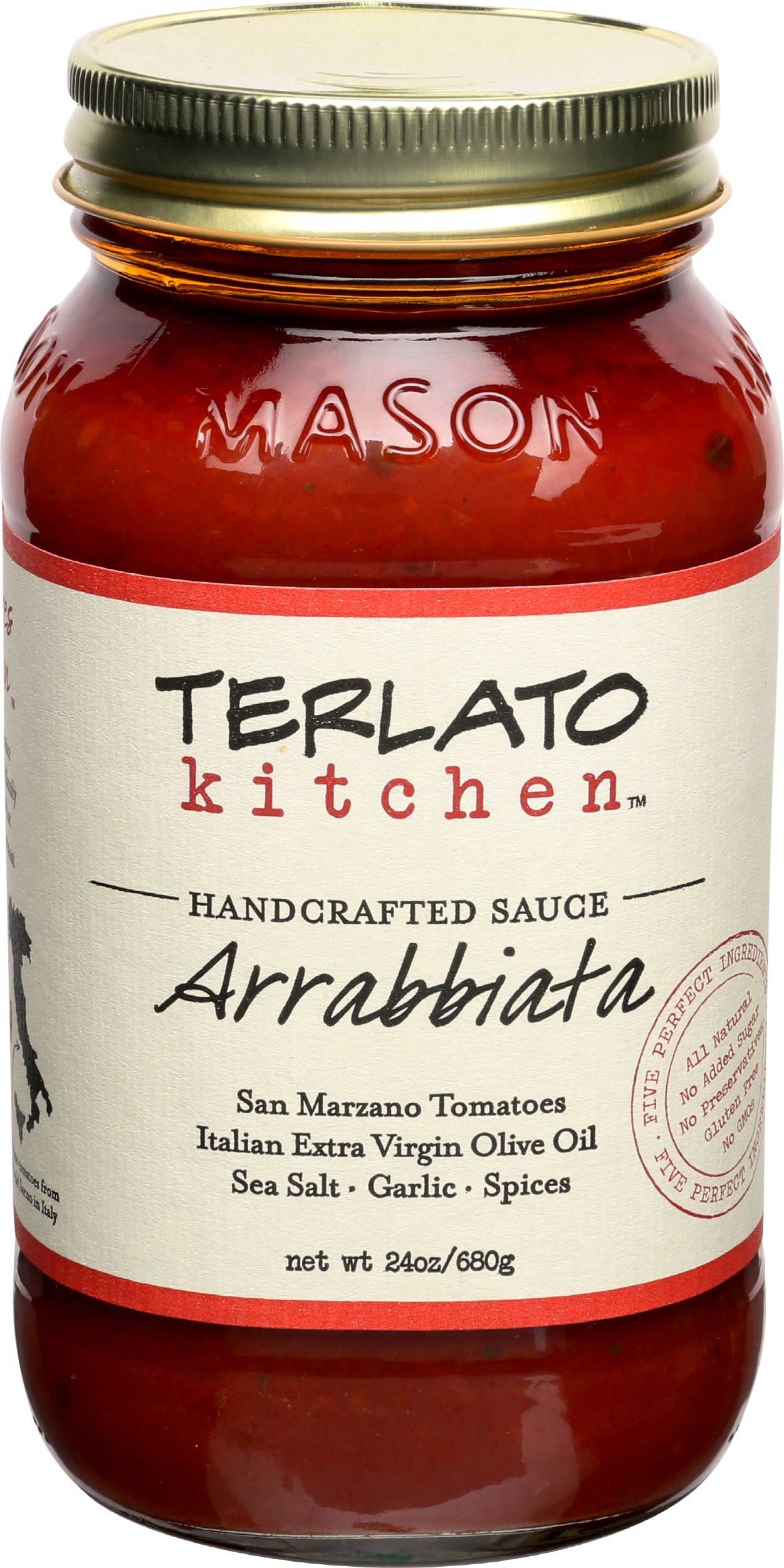 Terlato Kitchen Handcrafted Arrabbiata Sauce, 24 Ounce -- 6 per case