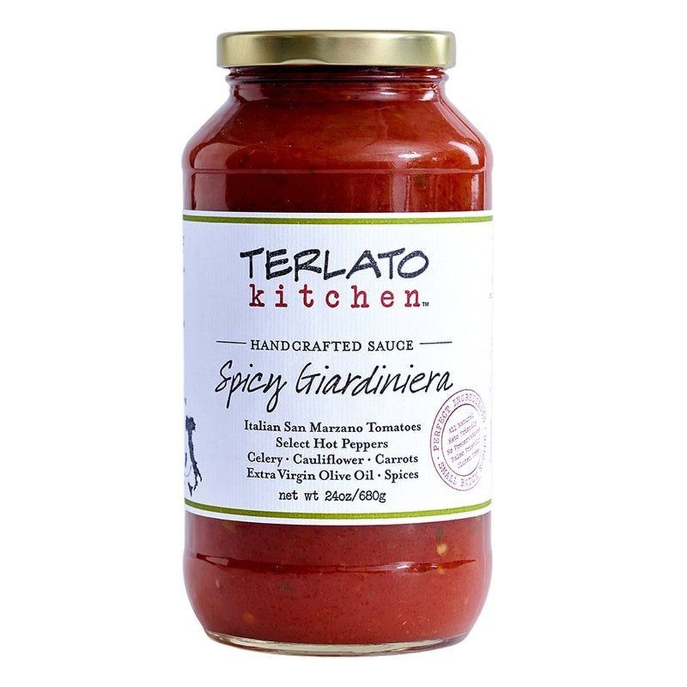 Terlato Kitchen Spicy Giardiniera Sauce, 24 Ounce -- 6 per case