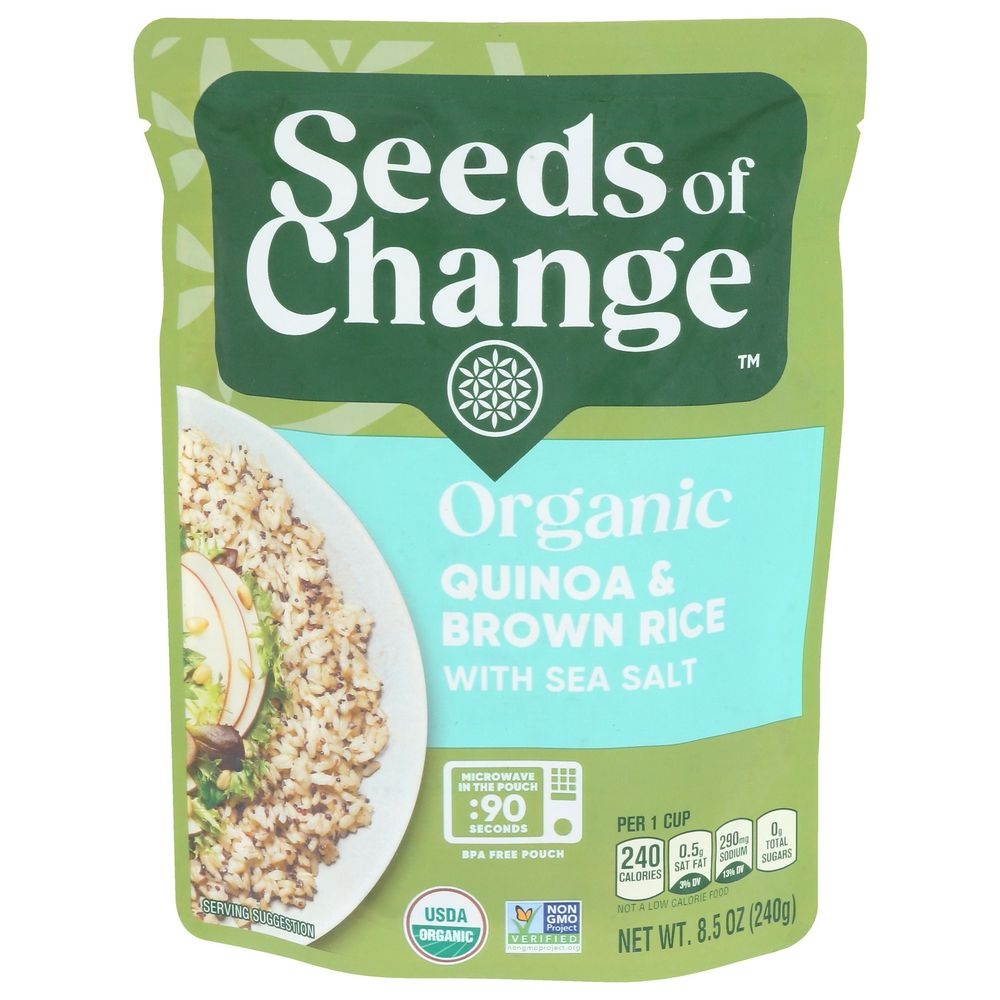 Seeds Of Change Organic Quinoa and Brown Rice With Sea Salt, 8.5 Ounce -- 12 per case
